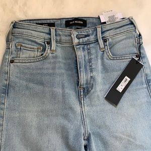 True religion mid rise cropped straight jeans